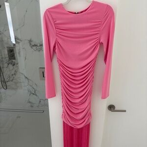 Alice + Olivia  Katherina Fringe-Trim Mini Dress